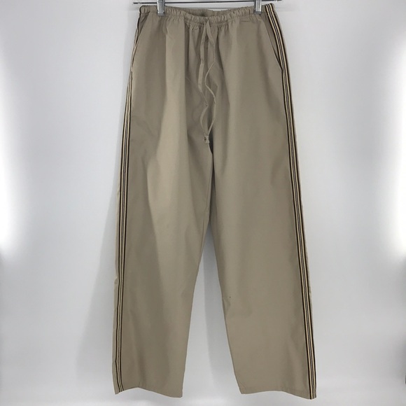 Fashion Castle Pants - NEW Sm Tan Scrub Pants MedicalUniform Side Stripe